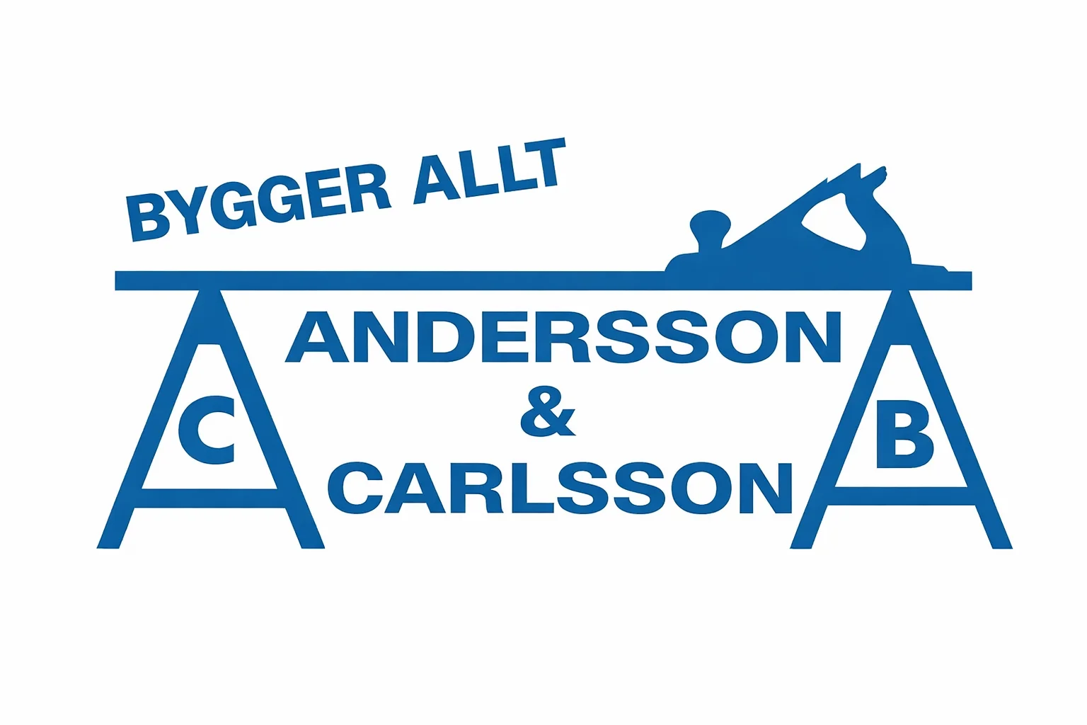 Byggnadsfirma Andersson & Carlsson team på arbete